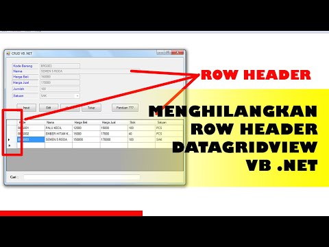 Menghilangkan RowHeader DataGridView Pada VB .NET