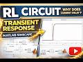 RL Circuit Transient Response in MATLAB Simscape ⚡ Step Input Explained | Complete Tutorial