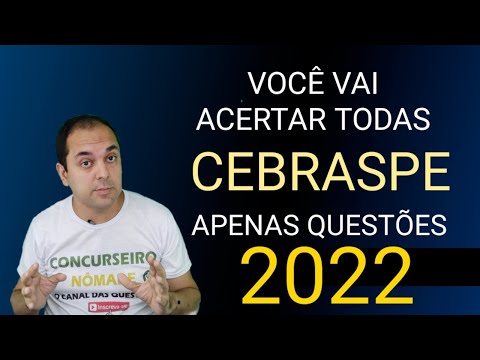 GABARITANDO INFORMÁTICA CEBRASPE [APENAS QUESTÕES 2022] - Nunca mais erre questões da CESPE/CEBRASPE