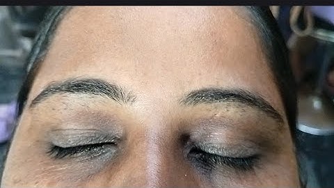 Under skin hair eyebrows me se kaise nikale thin eyebrow tutorial threading @Akmakeover17 