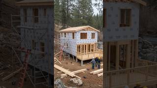 Forest Tiny House Transformation 🌲🏡 | Before to Dream Home in Seconds!#home #shorts