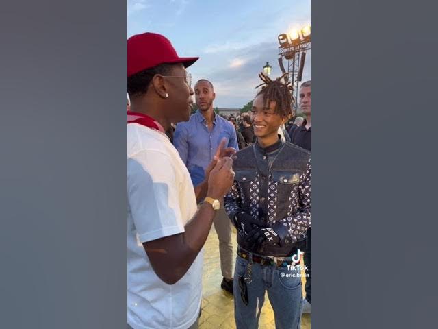 Paris, France. 02nd Oct, 2023. Jaden Smith attending the Louis Vuitton SS  24 show during Paris Fashion Week on October 2, 2023 in Paris, France.  Photo by Julien Reynaud/APS-Medias/ABACAPRESS.COM Credit: Abaca Press/Alamy