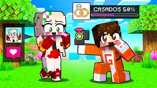 MINECRAFT pero NOS PODEMOS CASAR 👰❤️🤵 | SRGATO X FLOR SE CASAN Y TIENE UNA FAMILIA?