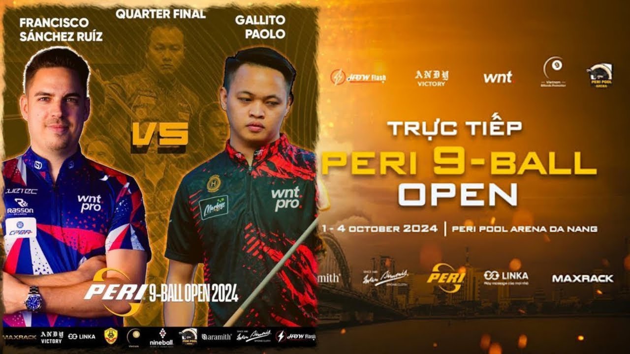PAULO GALLITO vs Francisco Sánchez Ruíz - Peri 9 Ball Open 2024