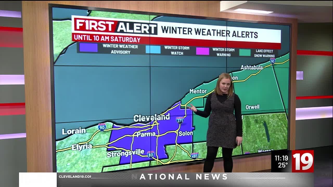 19 First Alert Days: Lake effect snowstorm expected through Tuesday ...