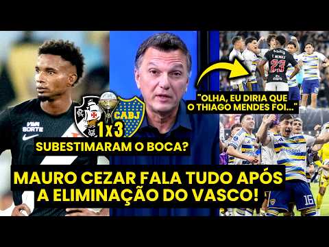 "UNDERSTAND ONE THING! VASCO doesn't..." MAURO CEZAR SPEAKS ALL after the ELIMINATION against BOC...