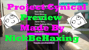 [PS3/BO1] Project Cynical | Preview | Made By NickBeHaxing