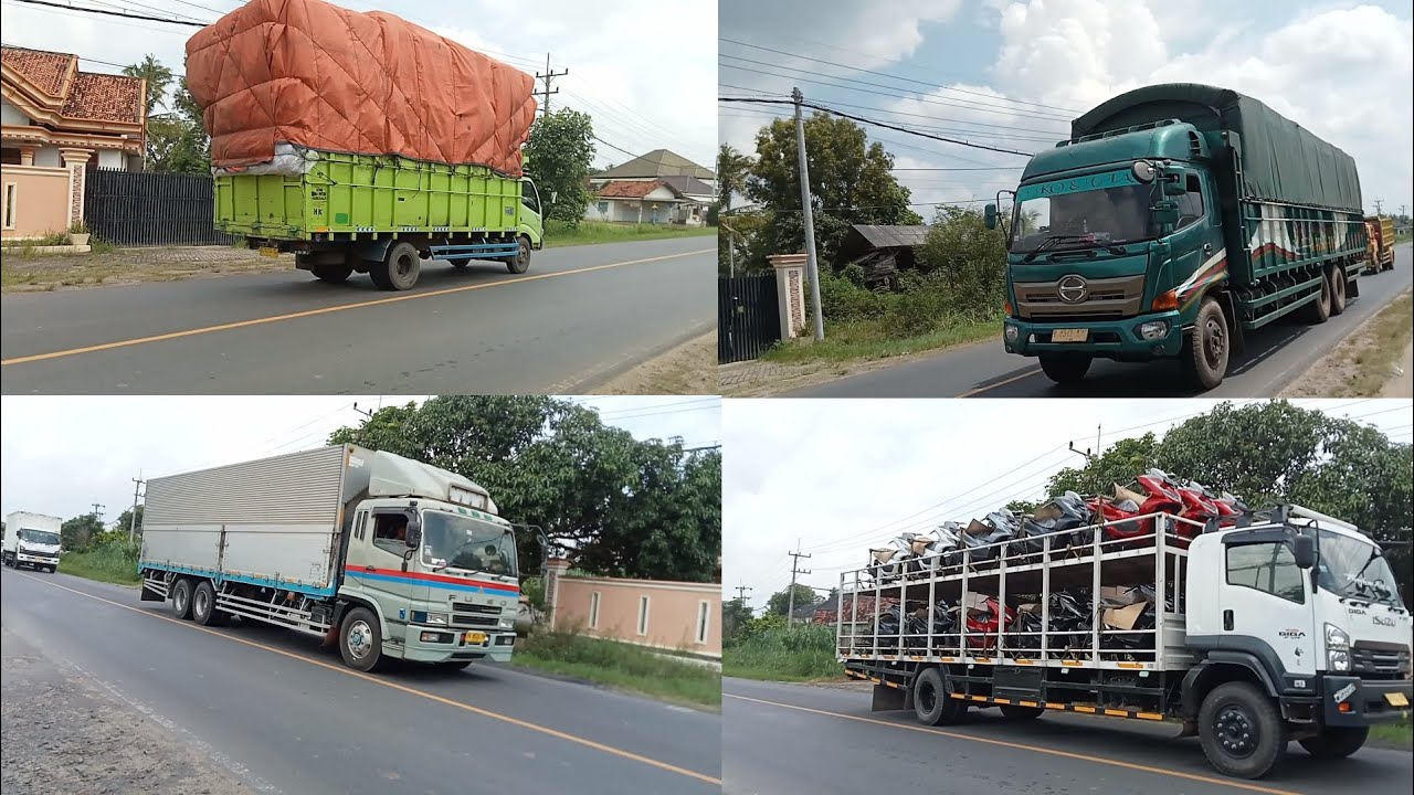 truk muatan motor, truk wings box, truk tronton, truk muatan berat