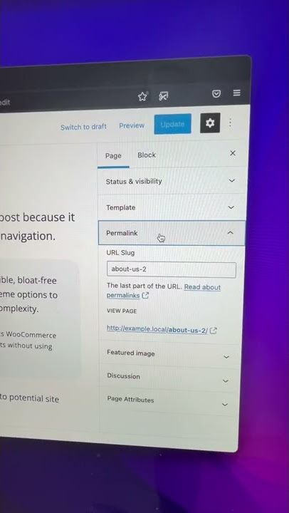 Change 🪄 Page (or Post) URL in WordPress