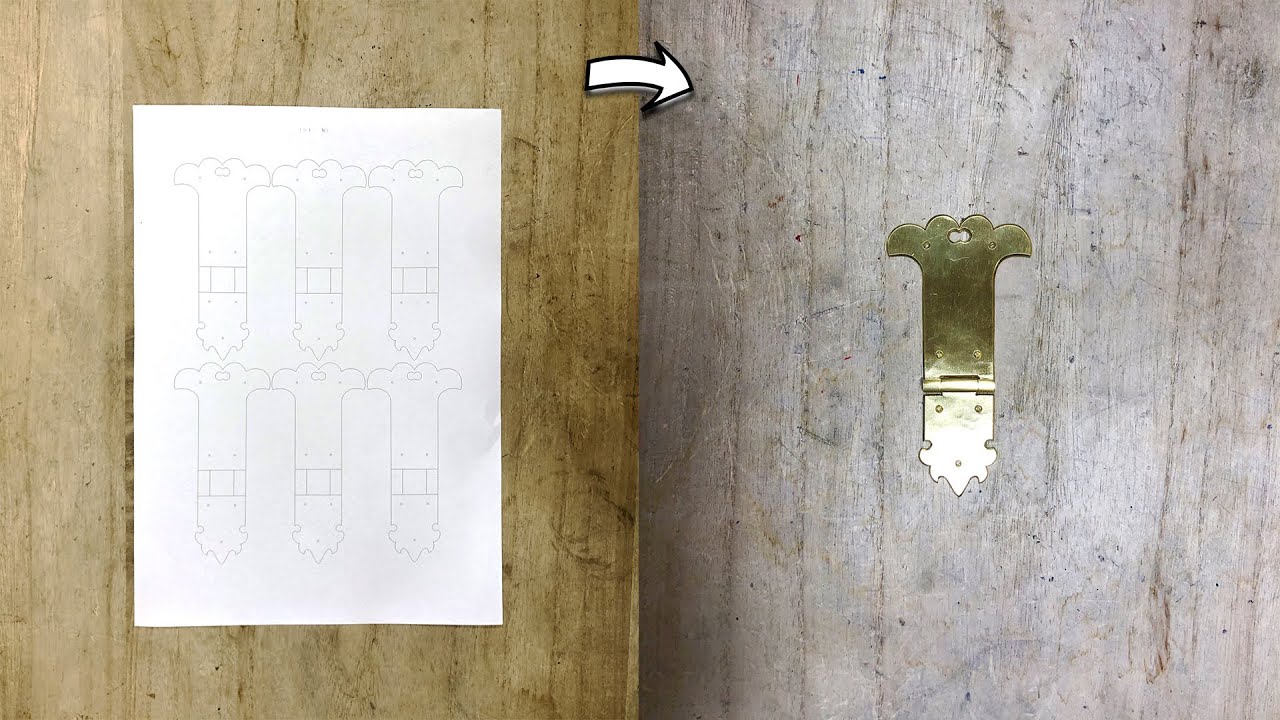 가구철물 - 실패형 경첩/furniture hardware - spool shape hinge