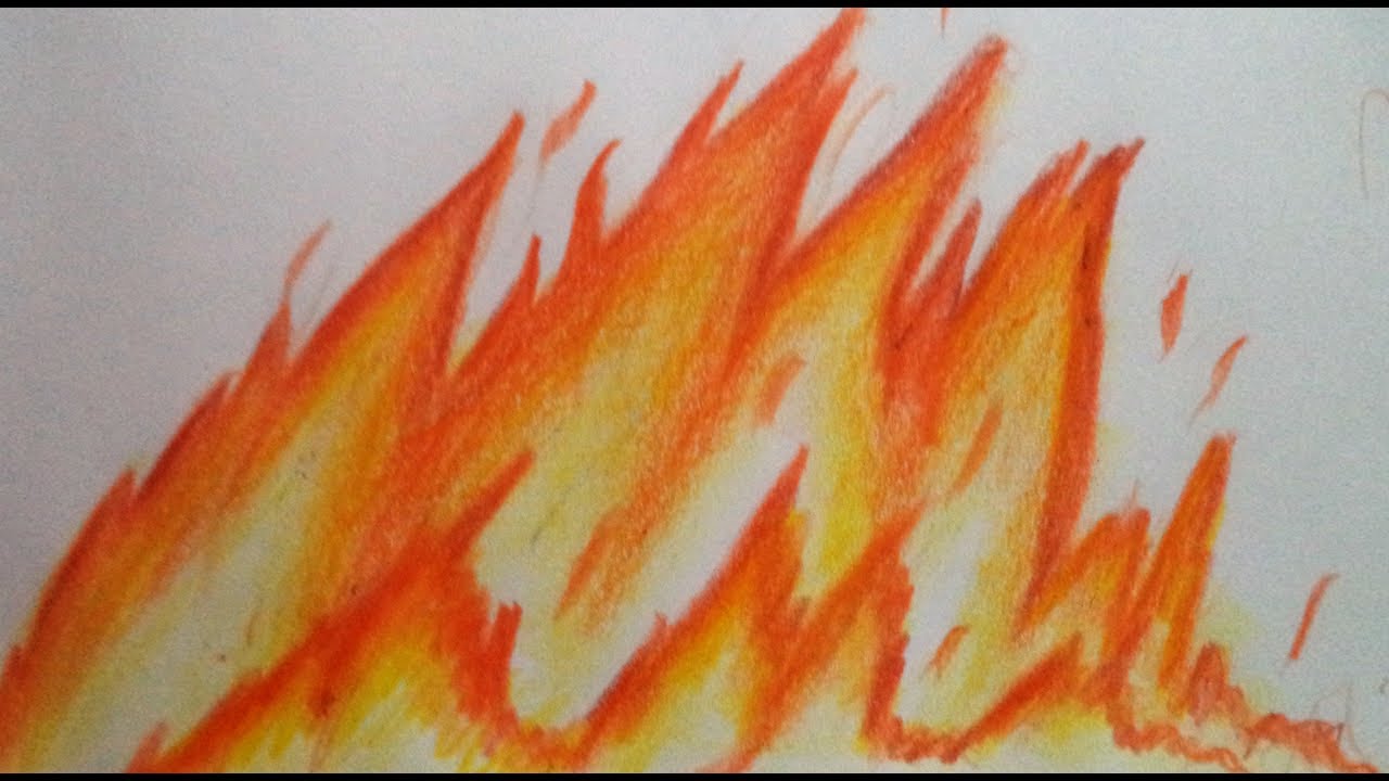 3 WAYS TO DRAW AND PAINT FIRE! 