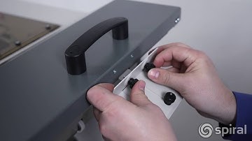 James Burn DocuPunch PLUS: Reception Paper Guide Installation & Adjustment