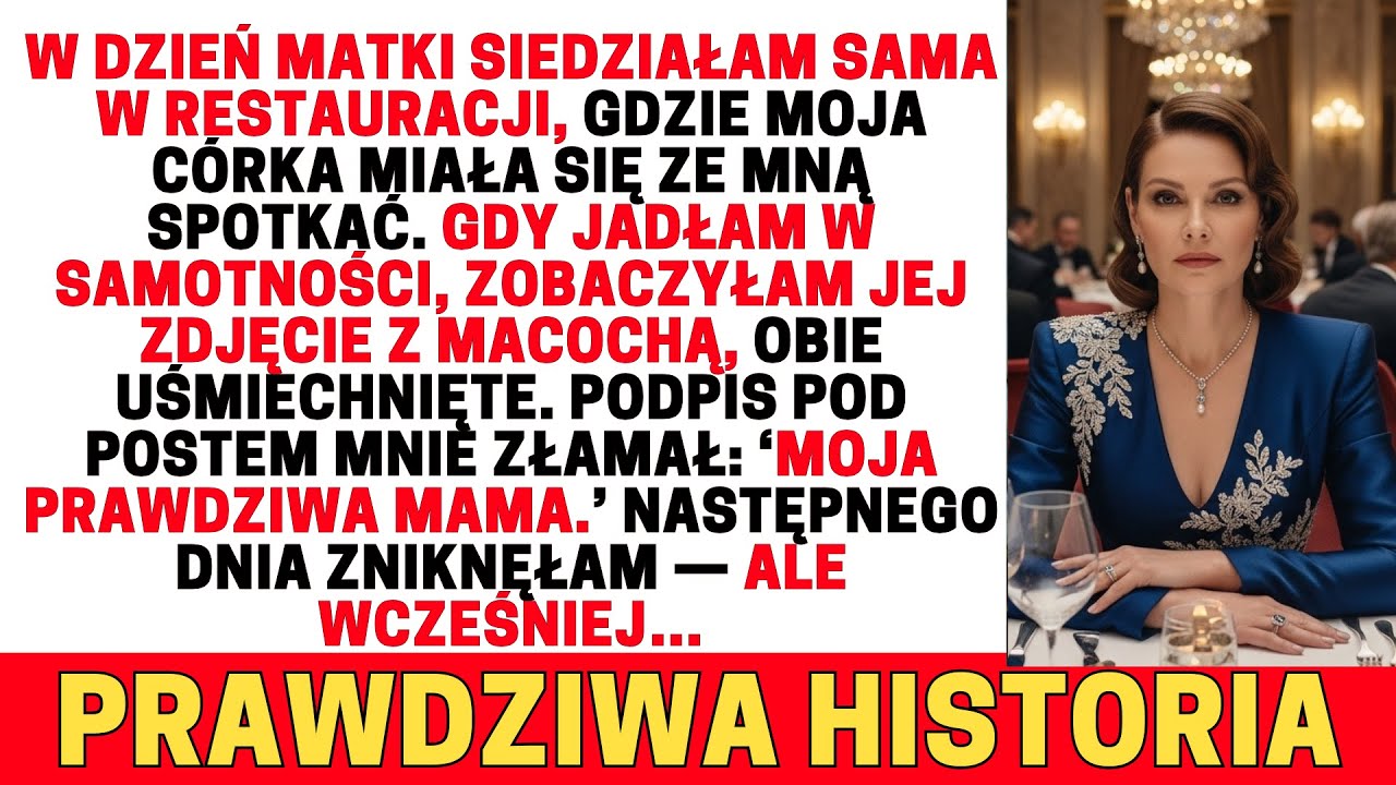 BYŁAM SAMA W DZIEŃ MATKI - CÓRKA NAZWAŁA MACOCHĘ 