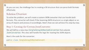 How to Parse JSON Objects Inside JSON Array in C#
