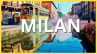 Milan Italy 4k Walking Tour - Travel Guide 2023 | Immersive Sound [4k Ultra Hd/60fps]