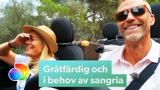 Pernilla Wahlgren återupplever serpentinvägsångest under kärlekssemester | Wahlgrens värld