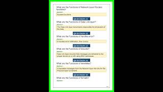 CCNA INTERVIEW QUEST   CCNA INTERVIEW QUESTIONS AND ANSWERS PART ONE