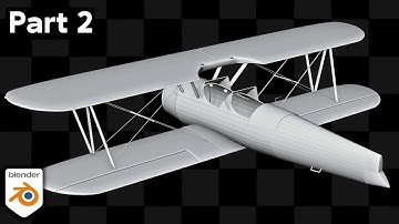 Creating a Biplane in Blender 🛩️ Part 2 (Tutorial Series)