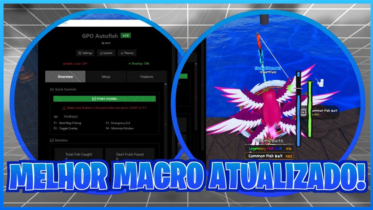 COMO INSTALAR, CONFIGURAR E USAR O MELHOR MACRO DE PESCA ATUALIZADO DO ...