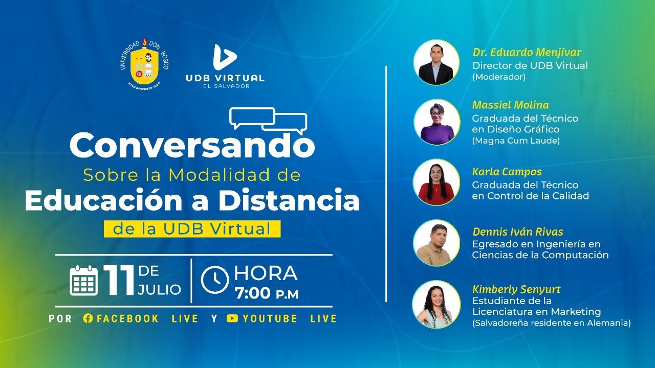 Conversando sobre la Modalidad de Educación a Distancia de la UDB ...