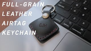 Making a Leather Airtag Keychain w/ Glowforge