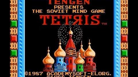 TETRIS Tengen - Gamer vs Computer ( Handicap 6 )