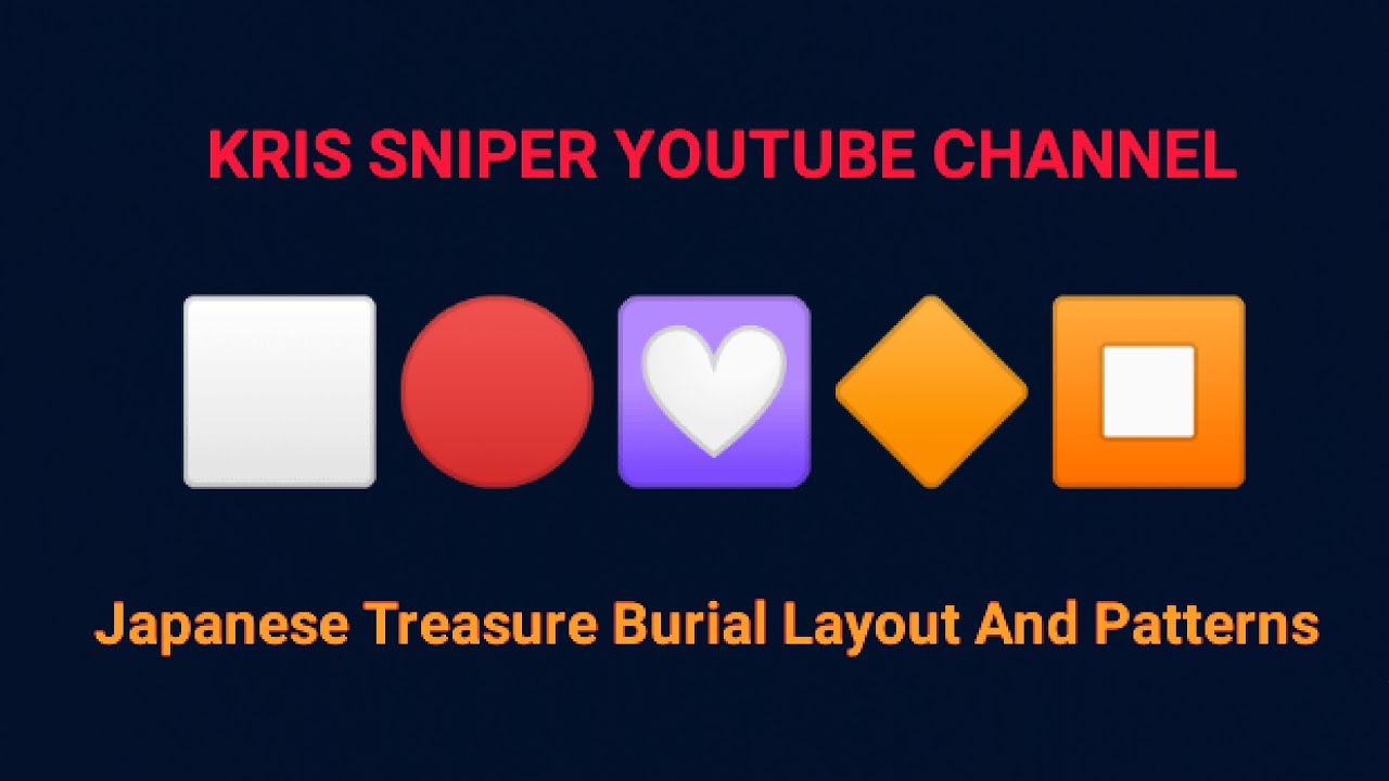 Japanese Treasure Burial Layout And Patterns
