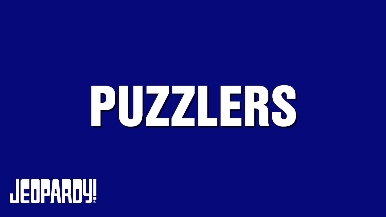 Jeopardy! Presents: PUZZLERS - YouTube
