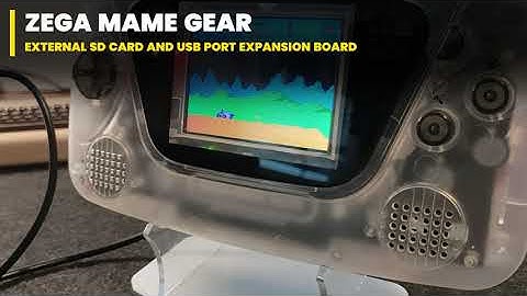 Game Gear / Raspberry Pi Mod Kit - External SD Card and SD Card access with the Expansion Board