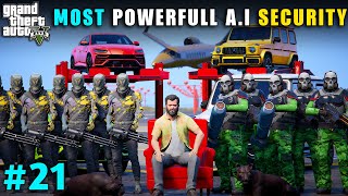 MOST POWERFULL A.I SECURITY FOR MALIBU MANSION | GTA V GAMEPLAY #21