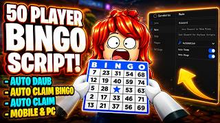 [UPD] 50 Player BINGO Script - (NO KEY) Auto Daub, Auto Claim Bingo, Auto Buy & More