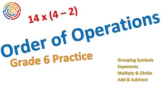 Order of Operations | Math 6| Practice  Questions | With XP-Pen digital writing tablet Star G640