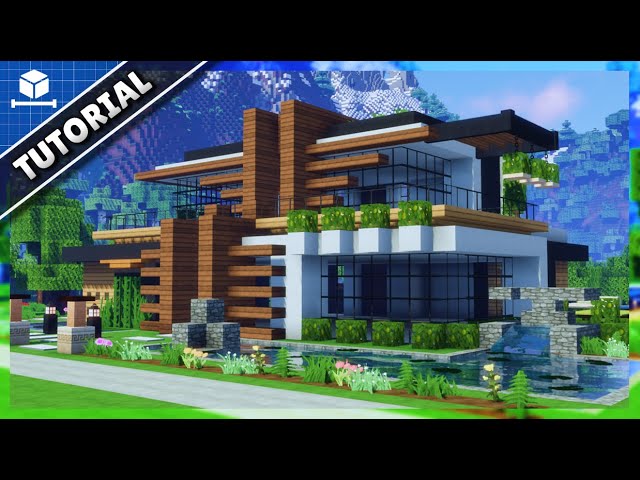 Minecraft: CREA una CASA MODERNA 1.19 GRANDE 2022 #14✓