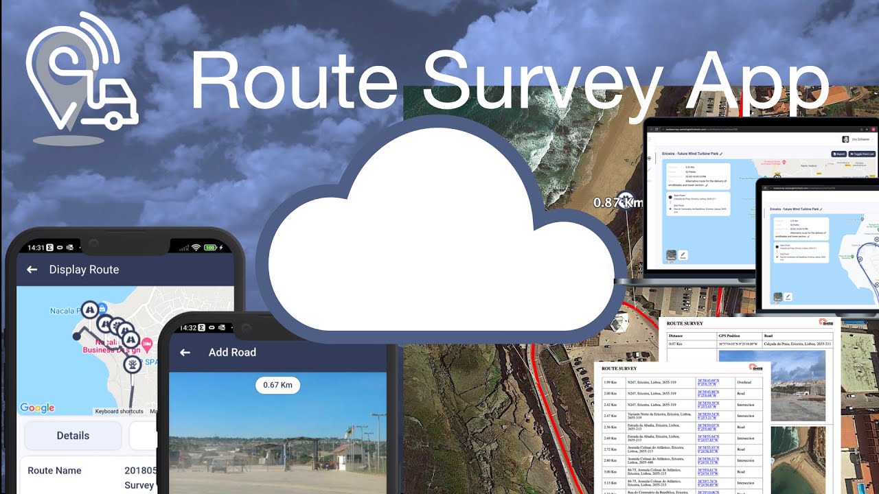 Route Survey App -  Product Demo