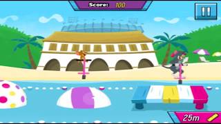 Tom and Jerry playing Pogo game in the beach | Boomerang All Stars GamePlay screenshot 3
