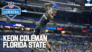 Keon Colemans Full 2024 Nfl Scouting Combine On Field Workout