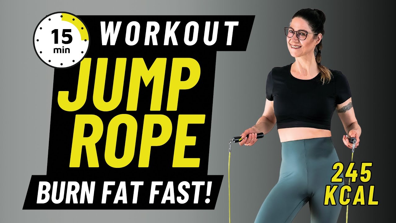 🔥 15 Min Jump Rope Workout for Weight Loss | No Talking | Follow Along ...