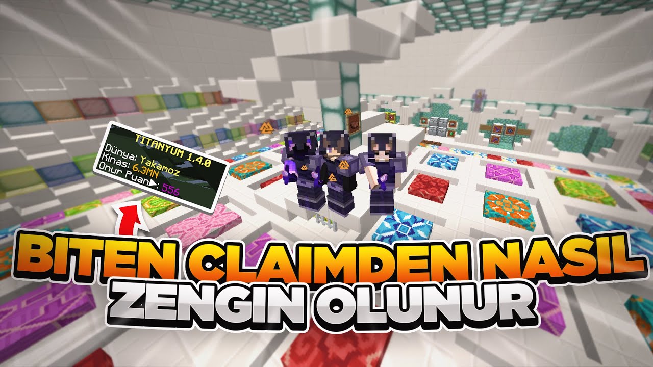 BITEN CLAIMLERE KOSUYORUZ (SPAWNER + EFSANE DEPO) #sonoyuncu #titanyum