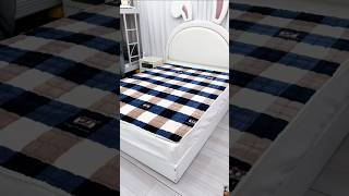 Everyone's using this three-layer quilted milk fleece mattress protector #shorts