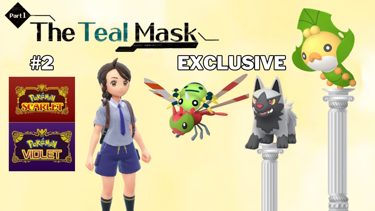 Pokemon Scarlet and Violet Teal Mask: All version exclusive Pokemon