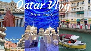 Doha Travel Vlog Part 2! Exploring more of the beautifull doha+Shopping malls&Shopping haul!