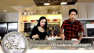 Rendang Burung Dara &amp; Sambel Teri Sawi Hijau Part 1 | Arjuna