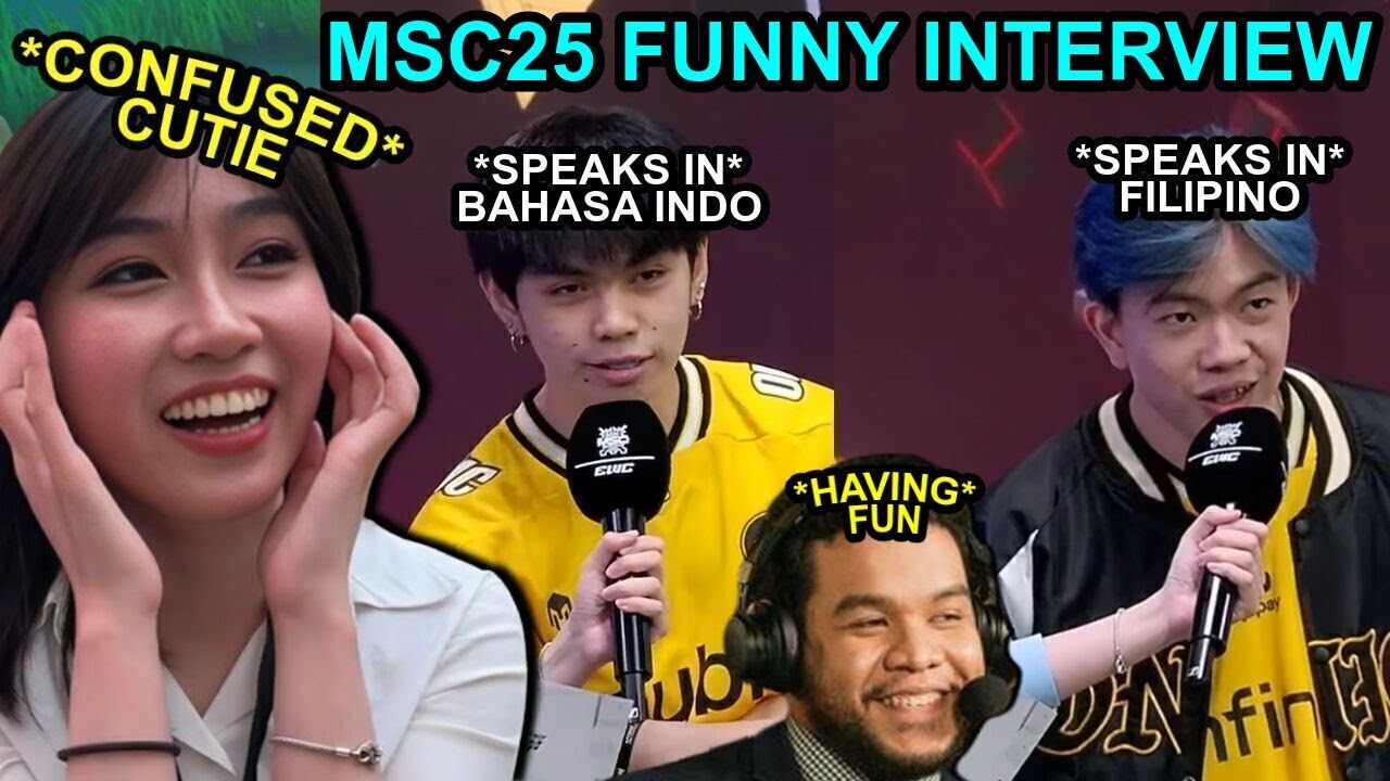 (ENG SUB) BRIGIDA CONFUSED WITH KIBOY AND K1NGKONG'S INTERVIEW! | MSC AT EWC 2025 FUNNY MOMENT