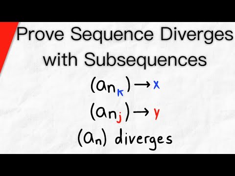 Prove Sequence Diverges