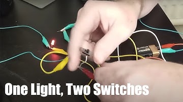 Make: Electronics Book Experiment 6 - Stairway lighting circuit