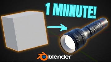 Create a Flashlight in Blender in 1 Minute!