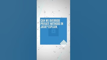 11. Can we override private methods in Java? Explain.