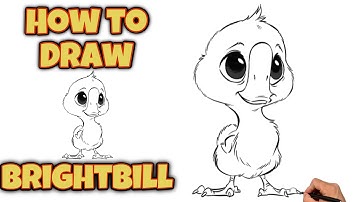 How To Draw Brightbill | The Wild Robot Movie #drawing #thewildrobot #thewildrobotmovie