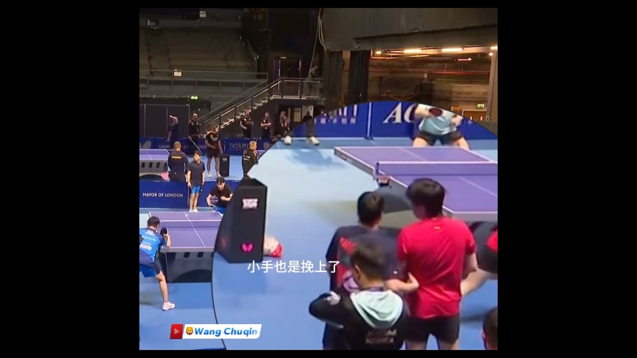安宰贤超喜欢王楚钦，关系很好，这不，小手又挽上了🤭 #pingpong #搞笑 #tabletennis #王楚钦 #cute