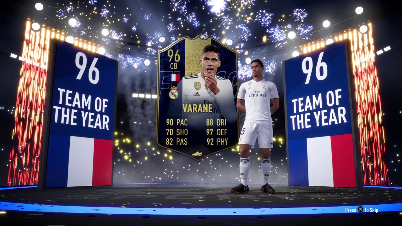 I GOT TOTY VARANE!!!!!